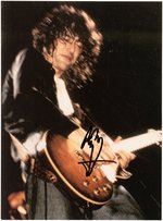 LED ZEPPELIN GUITARIST JIMMY PAGE SIGNED PHOTO.