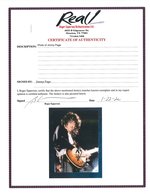 LED ZEPPELIN GUITARIST JIMMY PAGE SIGNED PHOTO.