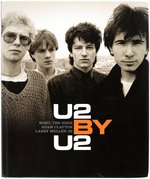 U2 BAND-SIGNED "U2 BY U2" HARDCOVER BOOK.