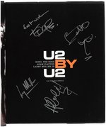 U2 BAND-SIGNED "U2 BY U2" HARDCOVER BOOK.