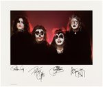 "KISS" BAND-SIGNED LIMITED EDITION LITHOGRAPH.