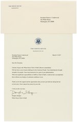 "HOUSE OF CARDS" DOUGLAS STAMPER LETTER OF RESIGNATION PROP.