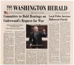 "HOUSE OF CARDS - THE WASHINGTON HERALD" NEWSPAPER PROP.