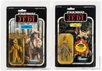 "STAR WARS: RETURN OF THE JEDI - LOGRAY/TEEBO" 77 BACK AFA 75 Y-EX+/NM EWOK PAIR.