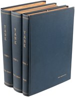 WORLD WAR II "YANK" MAGAZINE BOUND VOLUME TRIO.