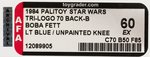 PALITOY "STAR WARS: RETURN OF THE JEDI - BOBA FETT" TRI-LOGO 70 BACK-B AFA 60 EX.