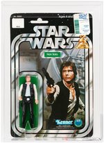 "STAR WARS - HAN SOLO" 12 BACK-A AFA 85 NM+ (SMALL HEAD).