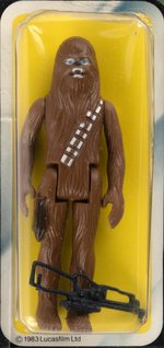 PALITOY "STAR WARS: RETURN OF THE JEDI - CHEWBACCA" TRI-LOGO 70 BACK-C AFA 75 EX+/NM.