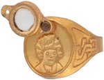 LITTLE ORPHAN ANNIE SECRET GUARD MAGNIFYING RING HIGH GRADE EXAMPLE.