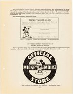 RARE "MICKEY MOUSE CLUB" MOVIE THEATER CAMPAIGN FOLIO.