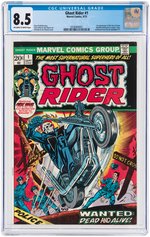 "GHOST RIDER" #1 SEPTEMBER 1973 CGC 8.5 VF+ (FIRST SON OF SATAN).