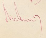 "JOHN KENNEDY" APRIL 1960 AUTOGRAPH IN SCHOOL GIRLS "AUTOGRAPH'S" ALBUM.