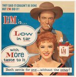 GUNSMOKE L&M CIGARETTES ADVERTISING SIGN.