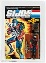 "G.I. JOE - A REAL AMERICAN HERO" VIPERS SERIES 5/36 BACK AFA 85 Y-NM+