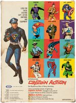 "CAPTAIN ACTION - SPIDER-MAN UNIFORM & EQUIPMENT" BOXED SET W/RING.