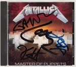 METALLICA SIGNED "MASTER OF PUPPETS" CD.