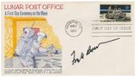 NASA ASTRONAUT FRANK BORMAN SIGNED FIRST DAY COVER.