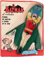 "THE FLYING ROBIN" CARDED FOREIGN GLIDER TOY.