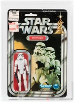 "STAR WARS - STORMTROOPER" 12 BACK-A AFA 75 EX+/NM (SKU ON FIGURE STAND).