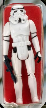 "STAR WARS - STORMTROOPER" 12 BACK-A AFA 75 EX+/NM (SKU ON FIGURE STAND).