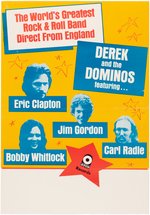 DEREK AND THE DOMINOS ERIC CLAPTON ATCO RECORDS CONCERT POSTER.