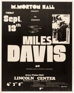 MILES DAVIS & GIL SCOTT-HERON 1974 CONCERT POSTER.