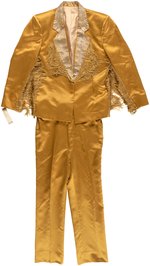 JAMES BROWN PERSONALLY OWNED & WORN GOLD SUIT.