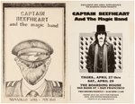 CAPTAIN BEEFHEART AND THE MAGIC BAND 1970s CONCERT POSTER PAIR.