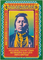 JEFFERSON AIRPLANE "INDIAN" SHRINE AUDITORIUM CONCERT POSTER BY JOHN VAN HAMMERSVELD.