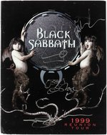 BLACK SABBATH BAND-SIGNED "1999 REUNION TOUR" PROGRAM.