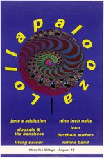 LOLLAPALOOZA 1991 MUSIC FESTIVAL CONCERT POSTER.