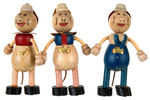 "THREE LITTLE PIGS" FUN-E-FLEX FIGURE SET.