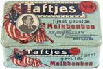 TAFT "TAFTJES" DUTCH CHOCOLATE TIN.