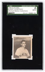 1949-50 ACEBO ALBERT GIONFRIDO VARIETY SGC A AUTHENTIC (RICHARD MERKIN COLLECTION).