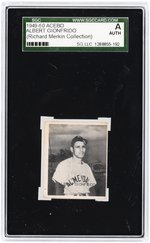 1949-50 ACEBO ALBERT GIONFRIDO VARIETY SGC A AUTHENTIC (RICHARD MERKIN COLLECTION).