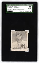 1949-50 ACEBO FERREL ANDERSON SGC 10 POOR 1 (RICHARD MERKIN COLLECTION).