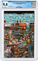 "TEENAGE MUTANT NINJA TURTLES" #5 1985 CGC 9.4 NM.