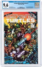 "TEENAGE MUTANT NINJA TURTLES" #7 1986 CGC 9.6 NM+.