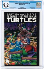 "TEENAGE MUTANT NINJA TURTLES" #9 1986 CGC 9.2 NM-.