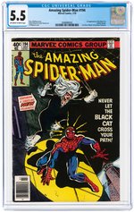 "AMAZING SPIDER-MAN" #194 JULY 1979 CGC 5.5 FINE- (FIRST BLACK CAT).