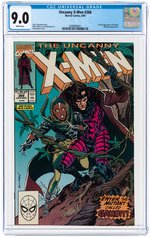 "UNCANNY X-MEN" #266 AUGUST 1990 CGC 9.0 VF/NM (FIRST GAMBIT).