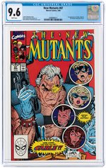 "NEW MUTANTS" #87 MARCH 1990 CGC 9.6 NM+ (FIRST CABLE).