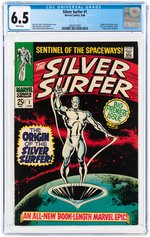 "SILVER SURFER" #1 AUGUST 1968 CGC 6.5 FINE+.