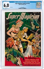 "SUPER MAGICIAN COMICS" #V3 #10 FEBRUARY 1945 CGC 6.0 FINE.