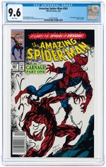 "AMAZING SPIDER-MAN" #361 APRIL 1992 CGC 9.6 NM+ (FIRST CARNAGE).