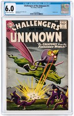 "CHALLENGERS OF THE UNKNOWN" #11 DECEMBER 1959-JANUARY 1960 CGC 6.0 FINE.