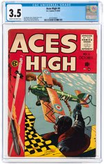 "ACES HIGH" #4 SEPTEMBER-OCTOBER 1955 CGC 3.5 VG-.