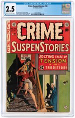 "CRIME SUSPENSTORIES" #18 AUGUST-SEPTEMBER 1953 CGC 2.5 GOOD+.