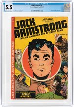 "JACK ARMSTRONG" #1 NOVEMBER 1947 CGC 5.5 FINE-.