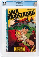 "JACK ARMSTRONG" #2 DECEMBER 1947 CGC 6.5 FINE+.